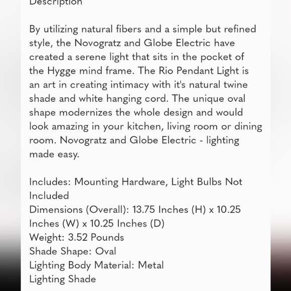 Bohemian Light Fixter Pendant Light Twine Shade Light Lamp - Picture 10 of 10